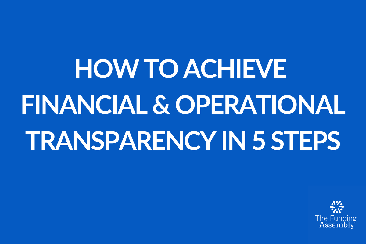 How to Achieve Financial & Operational Transparency in 5 Steps