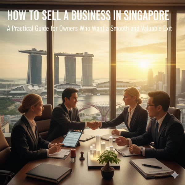How to Sell a Business in Singapore: A Practical Guide for Owners Who Want a Smooth and Valuable Exit
