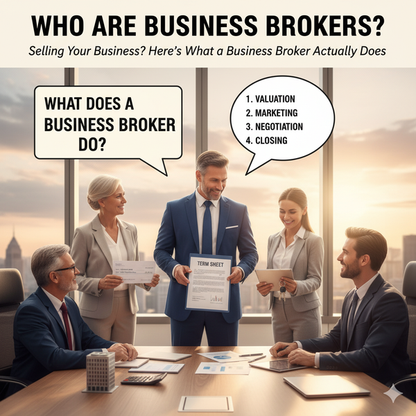 Who Are Business Brokers? Selling Your Business? Here’s What a Business Broker Actually Does