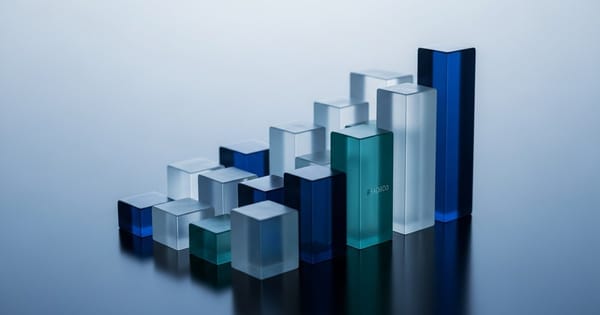 Navy and teal bar-chart blocks representing business valuation multiples by industry in Singapore